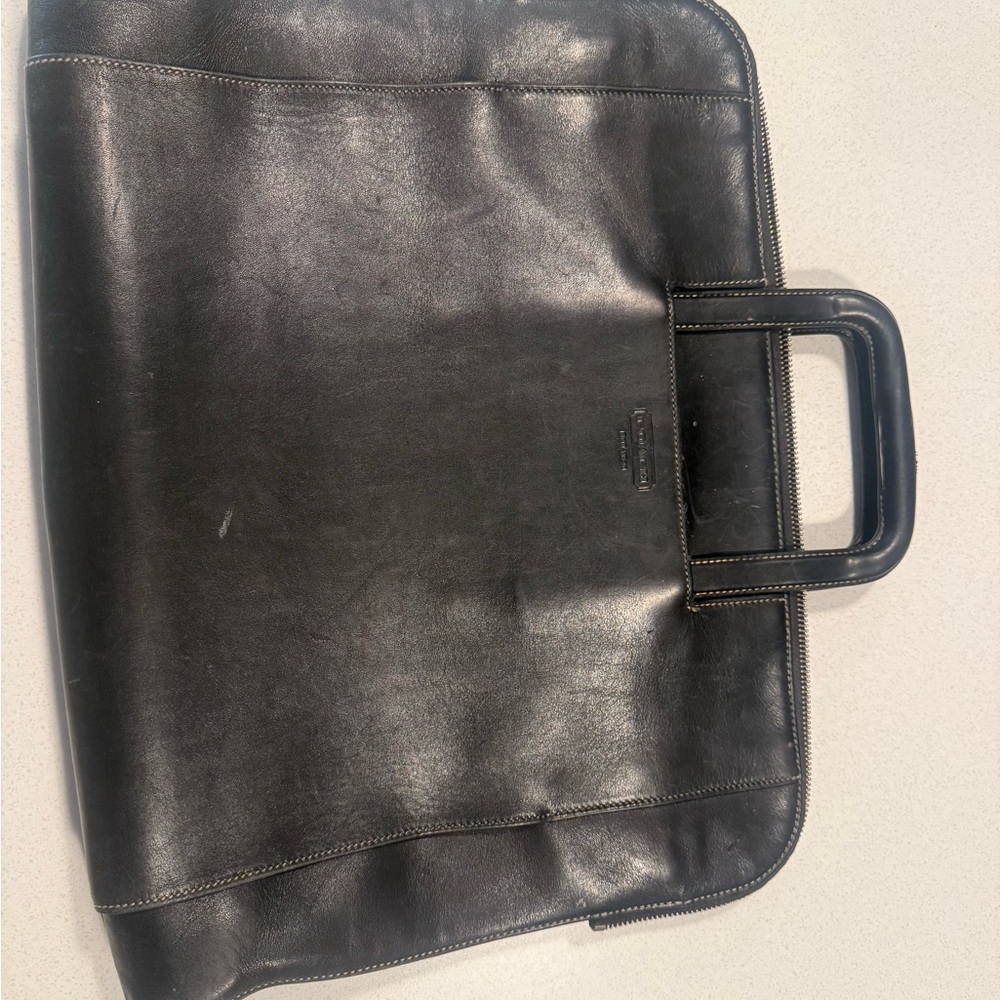 Black Vintage Coach Leatherware Briefcase 💼